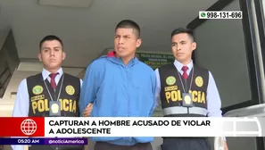 Hombre acusado de abusar de adolescente. Foto y video: América Noticias