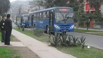 Foto: archivo El Comercio / Retirarán a los buses del Corredor Azul de las cuadras 1, 2 y 3 de la Av. Amancaes.