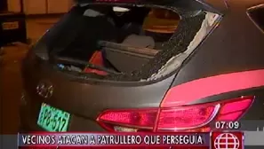 Vecinos aseguraron que se confundieron pues agentes no llevaban puesto el uniforme / Video: América Noticias