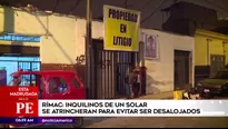 Desalojo en el Rímac. América Noticias