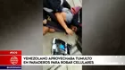 Rímac: Venezolano aprovechaba tumulto en paraderos para robar celulares