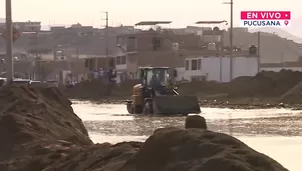 Desborde del río Chilca interrumpe el ingreso al balneario de Pucusana. / Video: Canal N