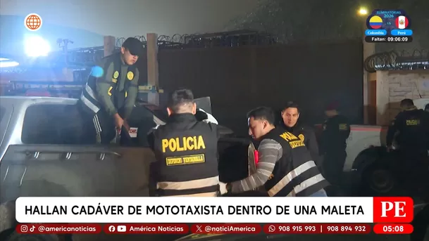 Hallan cadáver de mototaxista dentro de una maleta en el río Chillón. Foto: América Noticias