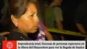 Río Huaycoloro. América Noticias