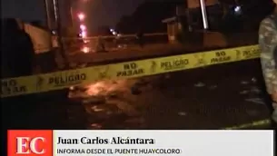 Río Huaycoloro. América Noticias