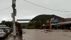 Río El Ingenio se desbordó en el kilómetro 420 de la Panamericana Sur. / Video: Canal N