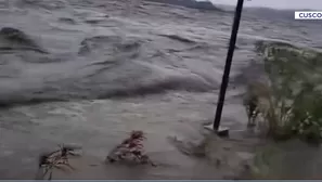 Río Madre de Dios se desborda tras intensas lluvias. Foto y video: Canal N