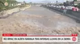 Río Rímac entra en alerta naranja por incremento de su caudal. Foto y video: América Noticias