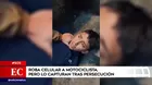 Roba celular a motociclista, pero lo capturan tras persecución 