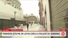Roban 275 mil dólares en oro en joyería del Jirón de la Unión