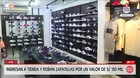 Roban 600 pares de zapatillas de tienda en Ate