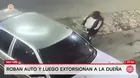 Roban auto en San Luis y luego extorsionan a la dueña