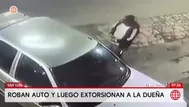 Roban auto en San Luis y luego extorsionan a la dueña
