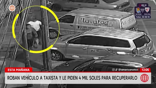 Roban camioneta a taxista en La Molina y le piden 4 mil soles. Foto: América Noticias