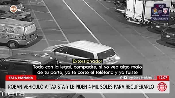 Roban camioneta a taxista en La Molina y le piden 4 mil soles. Foto: América Noticias