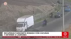 Roban furgoneta con vacunas y acaban capturados en Miraflores