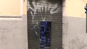 Sujetos roban joyería a metros de Palacio de Gobierno pese a estado de emergencia en el Cercado de Lima. / Video: América Noticias