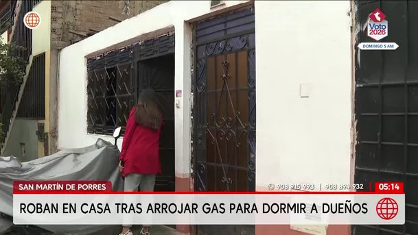 Roban en vivienda de San Martín de Porres. Foto: América Noticias