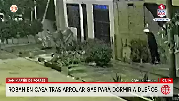 Roban en vivienda de San Martín de Porres. Foto: América Noticias