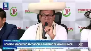 Candidato de Juntos por el Perú, Roberto Sánchez, denunció presuntas irregularidades en la votación del extranjero y convocó a una jornada nacional de movilización./ Video: Canal N