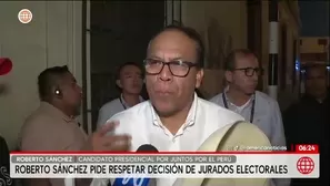 Candidato de Juntos por el Perú señala que la legitimidad dependerá del debido proceso y enfoca debate en propuestas de gobierno. / Video: América Noticias