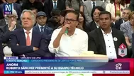 Roberto Sánchez presentó nuevo plan de gobierno que contradice el primero