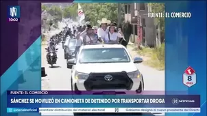 Una investigación de El Comercio reveló que Roberto Sánchez realizó actividades de campaña en vehículos registrados a nombre de personas con antecedentes judiciales./ Video: Canal N