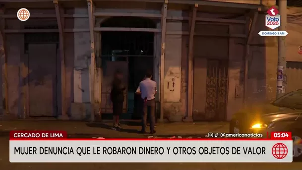Robo de 20 mil soles en el Cercado de Lima. Foto: América Noticias