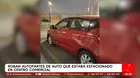 Robo de autopartes en cochera de Makro en San Juan de Lurigancho