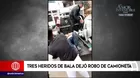 Robo de camioneta dejó tres heridos de bala