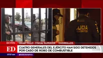 Detienen a cuatro generales del Ejército.