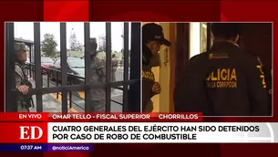 Detienen a cuatro generales del Ejército.