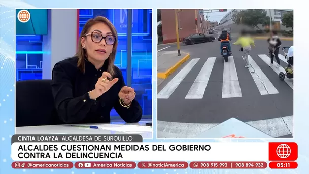 Alcaldes cuestionan medidas del Gobierno contra la delincuencia. Foto: América Noticias Alcaldes cuestionan medidas del Gobierno contra la delincuencia. Foto: América Noticias