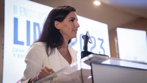 Rocío Monasterio, líder del VOX de Madrid en Lima / Foto: Foro de Madrid