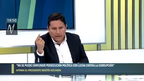 Alan García asegura que es una persecución política. Foto: captura de TV