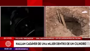 El hallazgo se hizo en Villa El Salvador. Foto: América TV