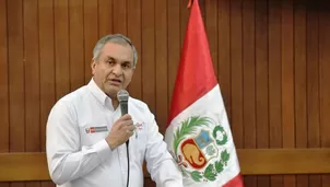 Vicente Romero, exministro del Interior. Foto: ANDINA