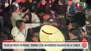 Rondero resulta herido tras disparo en fiesta de La Libertad. Foto y video: América Noticias
