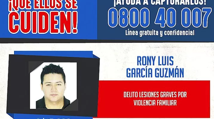 García Guzmán fue hallado culpable por el delito de lesiones graves / Foto: Mininter García Guzmán fue hallado culpable por el delito de lesiones graves / Foto: Mininter