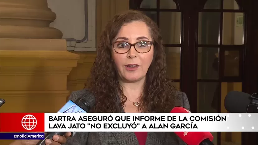 Bartra: Alan García nunca fue excluido de informe de la Comisión Lava Jato