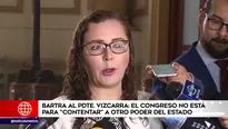 Rosa Bartra se refirió al presidente Martín Vizcarra. Foto: América Noticias