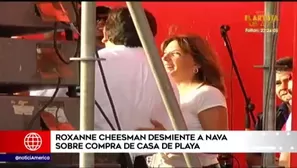 Roxanne Cheesman, quien fue pareja del expresidente, envió un comunicado. Foto y video: América Noticias