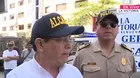 Rubén Cano destaca presencia de la FF. AA.: Tenemos 200 agentes