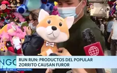 Run Run: Productos del popular zorrito causan furor - Noticias de zorro-run-run