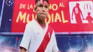 Niño de 11 años irá al Mundial. Foto: captura de TV