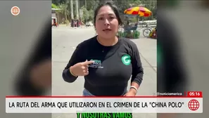 La ruta del arma que utilizaron en el crimen de la China Polo. Foto y video: Unidad de investigación