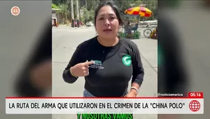 La ruta del arma que utilizaron en el crimen de la China Polo. Foto y video: Unidad de investigación