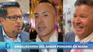 Sabor peruano en Miami: Historias de éxito de tres emprendedores - Foto y video: América Noticias