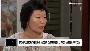 Sachi aseguró que es el momento más complicado en la familia Fujimori. Foto: captura de TV