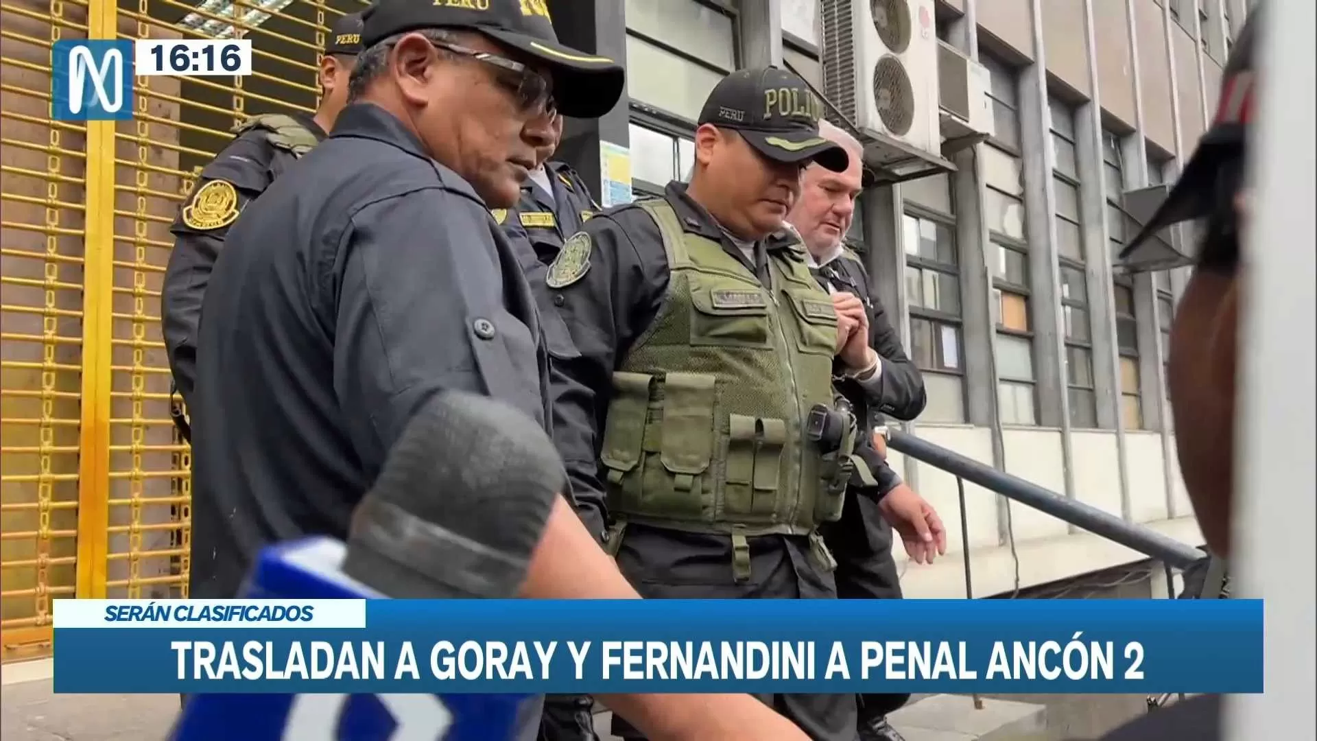 Mauricio Fernandini fue trasladado más temprano a la carceleta del INPE en Ancón - Foto: Canal N